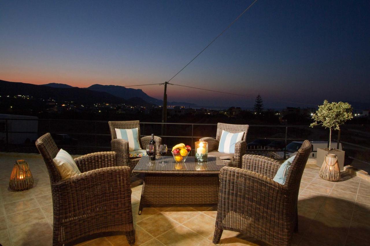 Mike'S Apartment I Luxury Above The Sea Kíssamos Exteriér fotografie